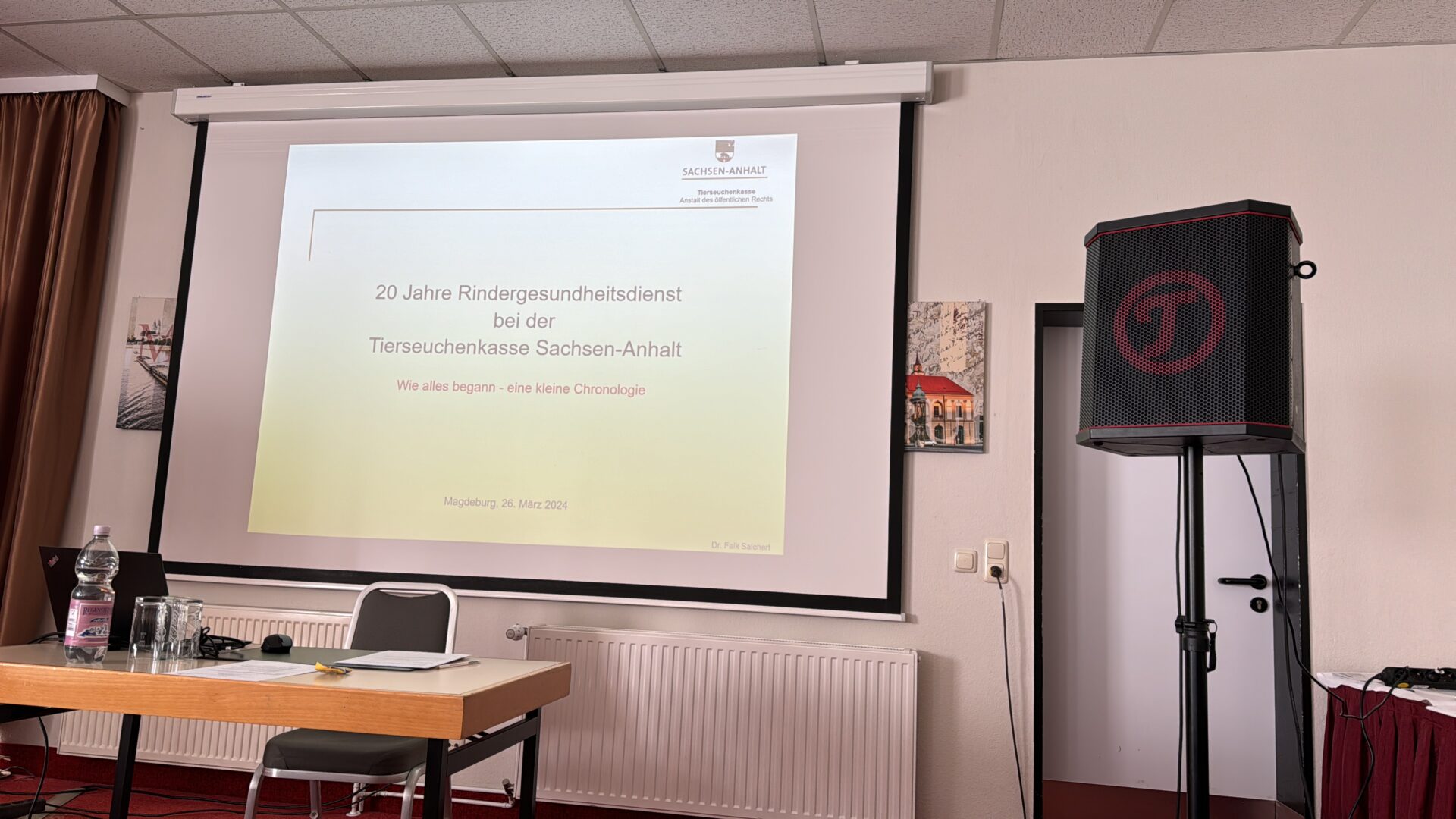 Tagungsmotto der Veranstaltung: 20 Jahre Rindergesundheitsdienst